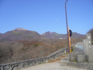 展望台から那須岳